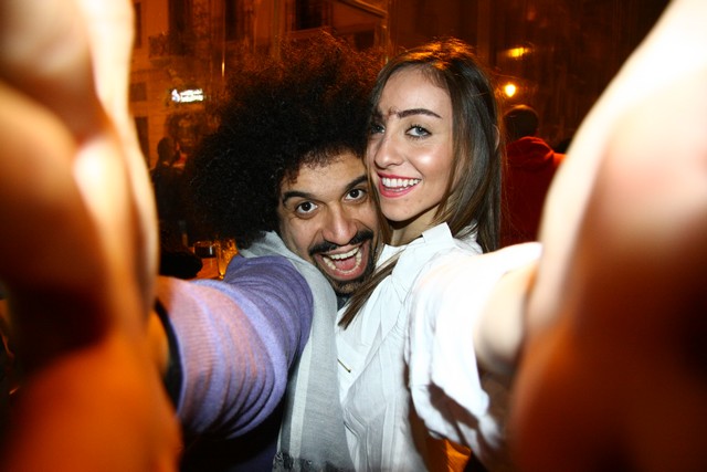 Uruguay Street on Friday Night 